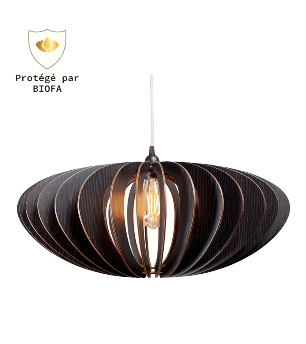 Suspension abat-jour brume  ebene