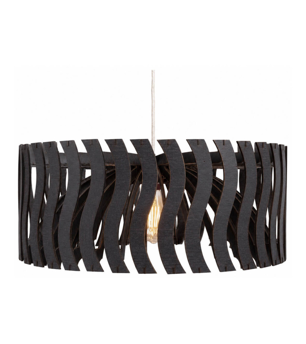 Luminaire eclat couleur ebene