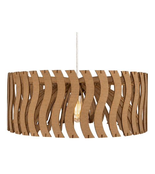 Luminaire eclat couleur brun clair