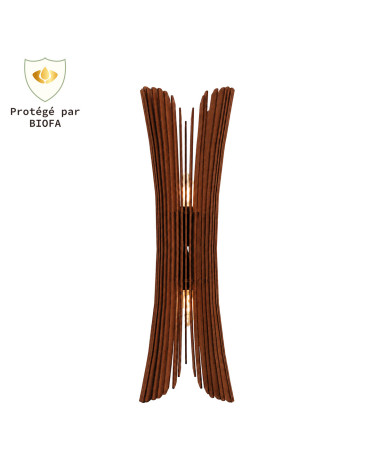 Applique Onde Teinte palissandre